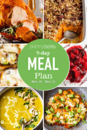 7 Day Healthy Meal Plan (Nov 21-27)