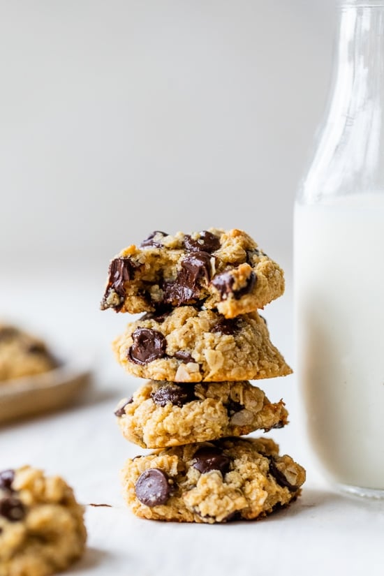 chocolate chip oat cookie