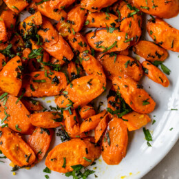 Roasted Carrots with herbs