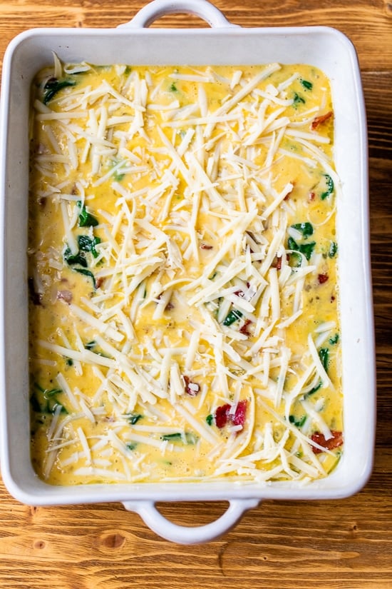 Egg and cheese breakfast casserole