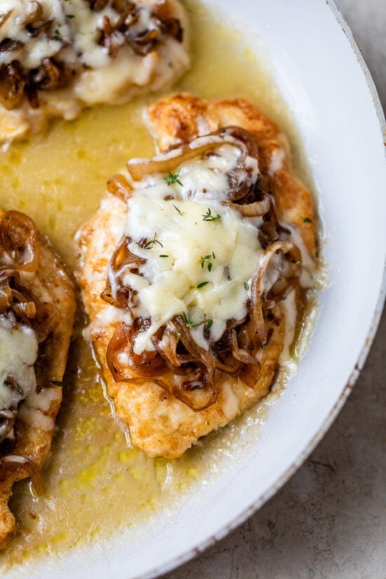 Chicken in a French Onion Pan