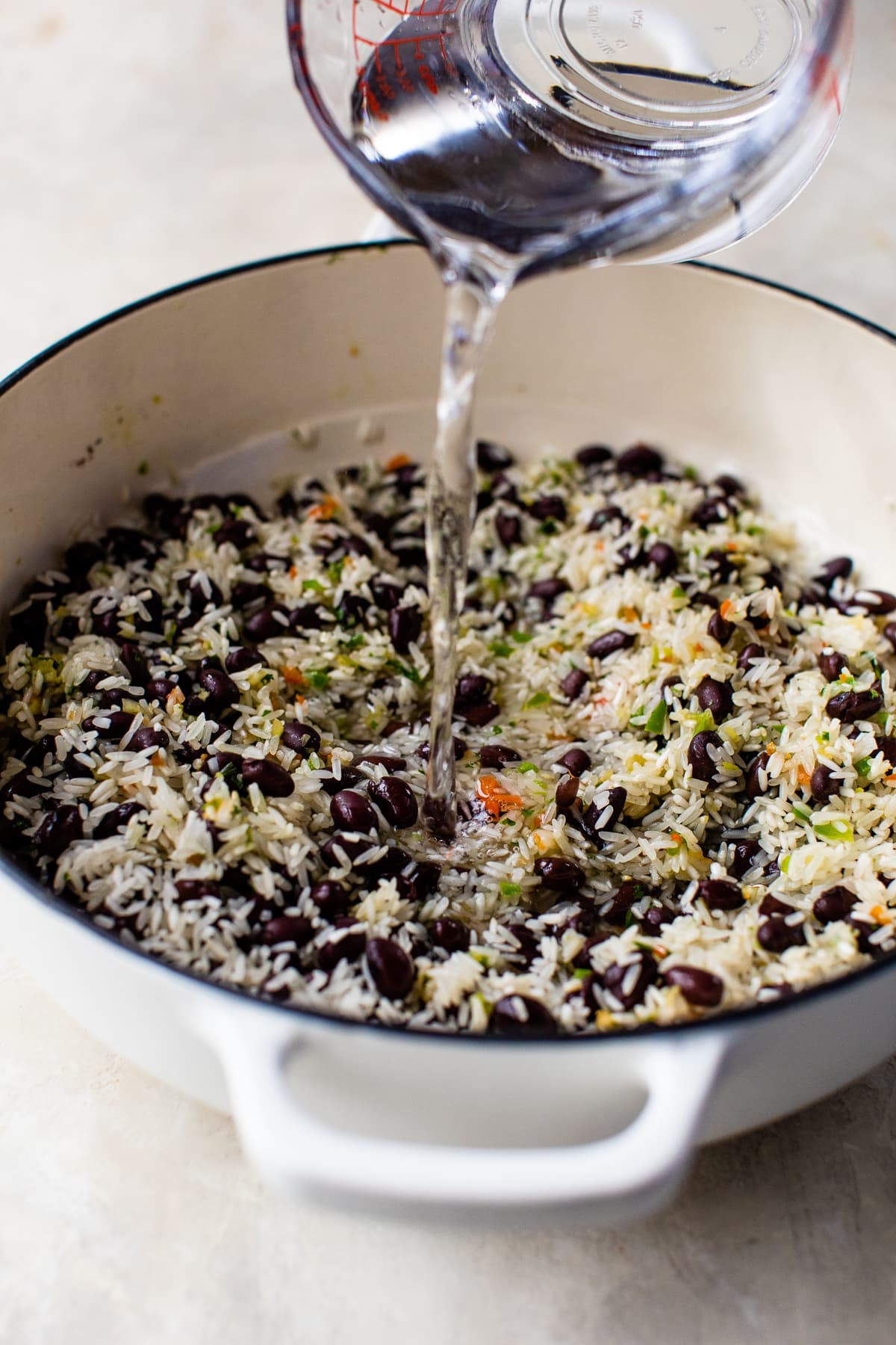 how to make black beans and rice