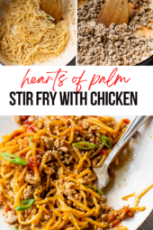 Palm Noodle Stir Fry'ın Tavuklu Baharatlı Kalpleri