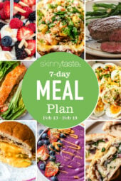 7 Day Healthy Meal Plan (Feb 13-19)