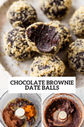 Chocolate Brownie Date Balls