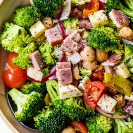Italian Sub Broccoli Salad