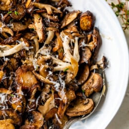 Roasted Mushrooms with Parmesan