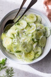 Creamy Cucumber Salad (Wholesome) – Skinnytaste