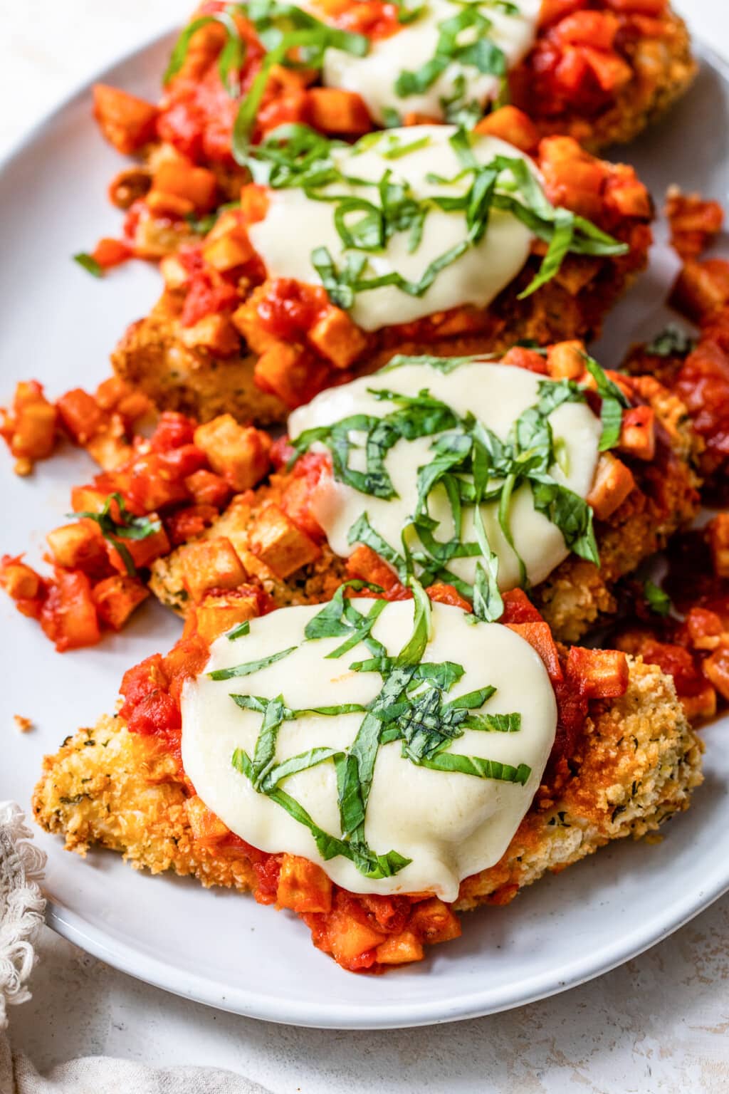 Chicken Eggplant Parmesan (Air Fryer or Oven) Skinnytaste