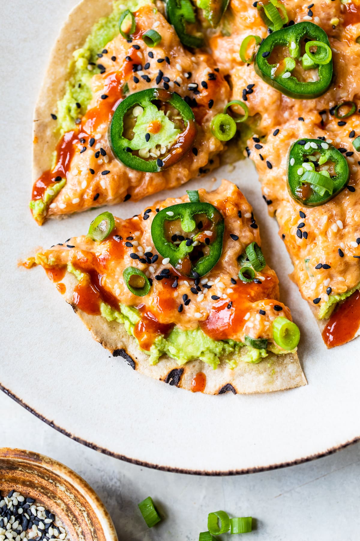 Spicy Salmon Sushi Pizza – Skinnytaste