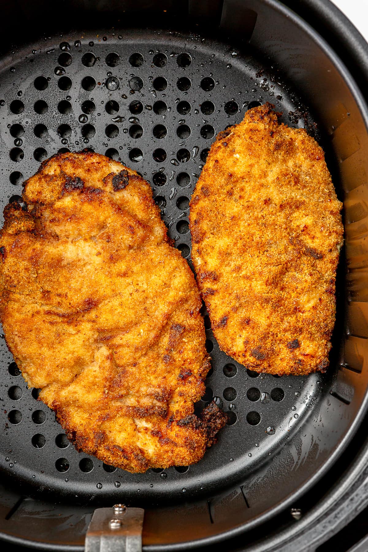 Escalopes de poulet à la friteuse à air