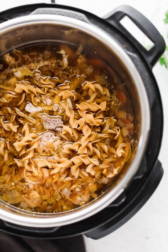 Instant Pot with Noodles