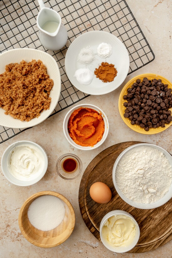 Pumpkin Cookie ingredients