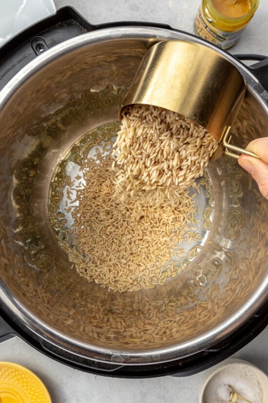 brown rice in instant pot