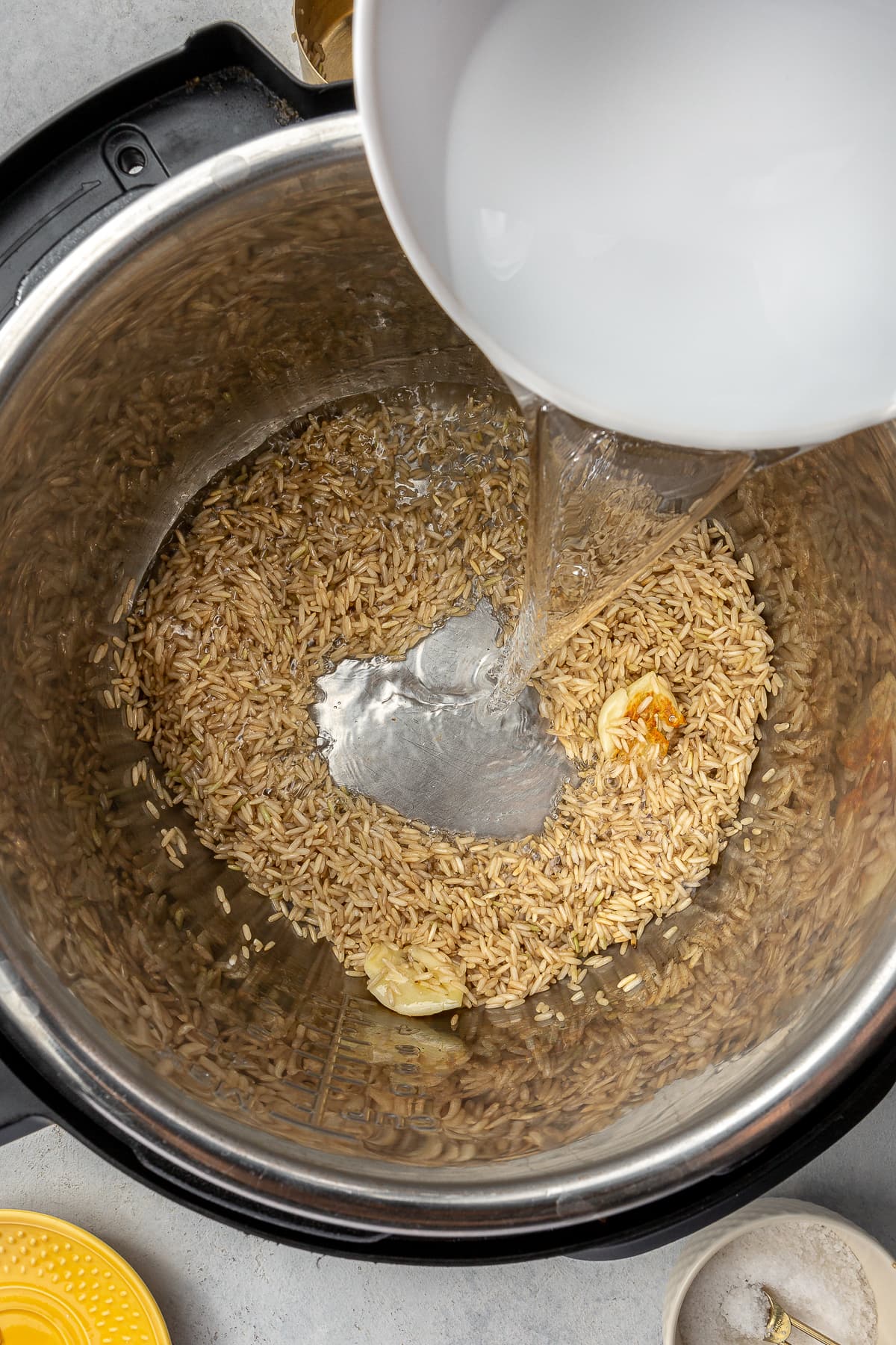 Photo inspiration: Cooking Brown Rice In Instant Pot With Garlic Reference: Instant Pot Brown Rice