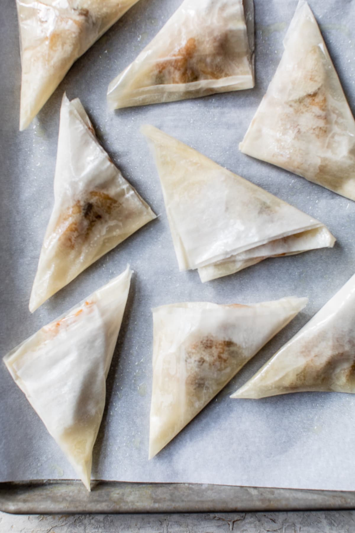 Apple Turnovers with phyllo dough