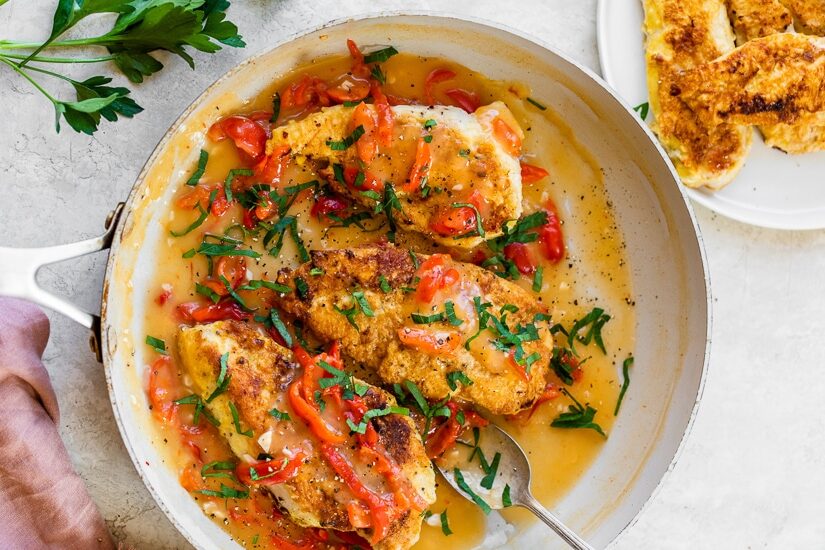 Chicken Breast with Hot Cherry Peppers