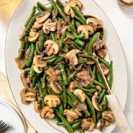 Green Beans with Mushrooms