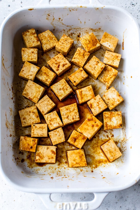marinating tofu