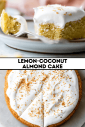 Coconut-Lemon Almond Cake
