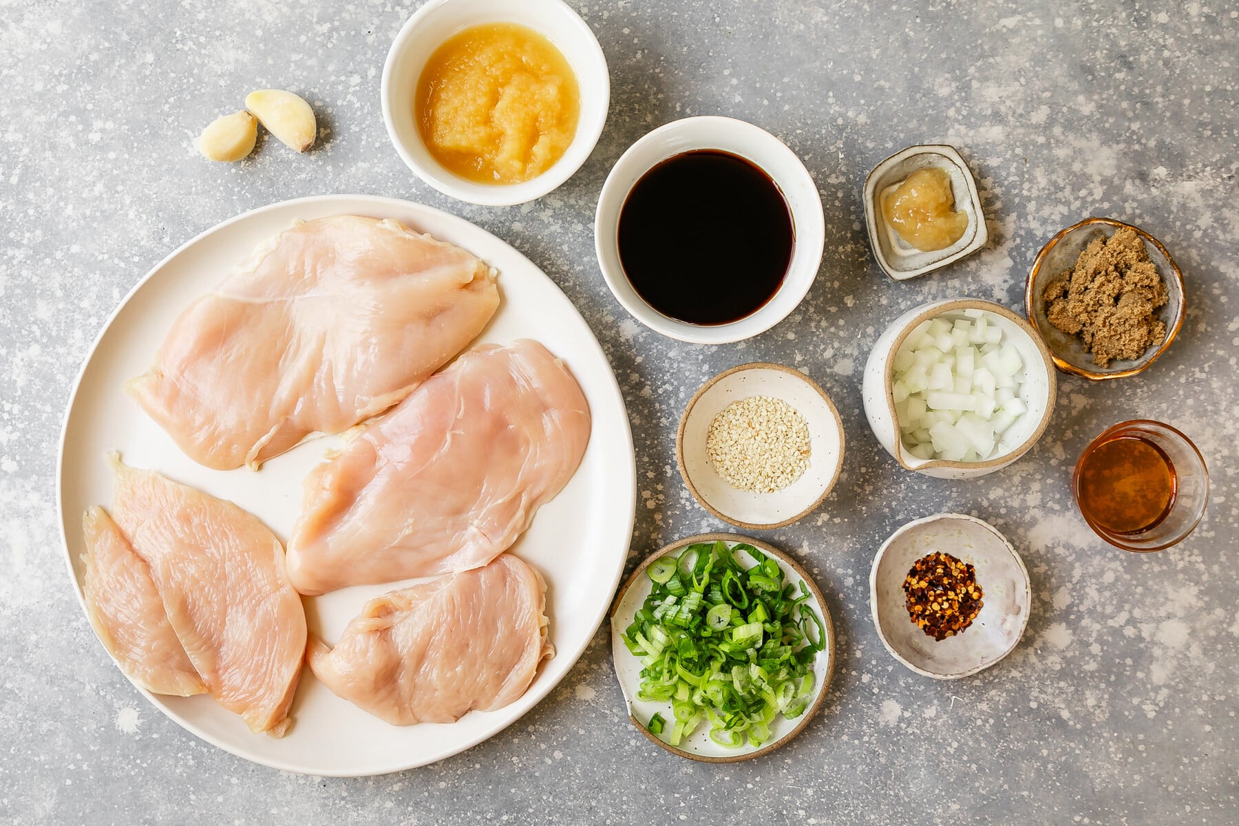 Korean BBQ Chicken Ingredients