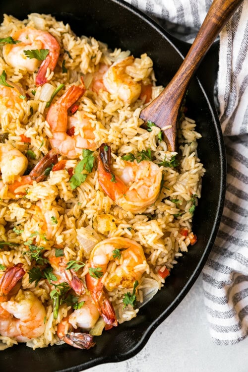 Shrimp and Rice (Arroz Con Camarones) - Skinnytaste