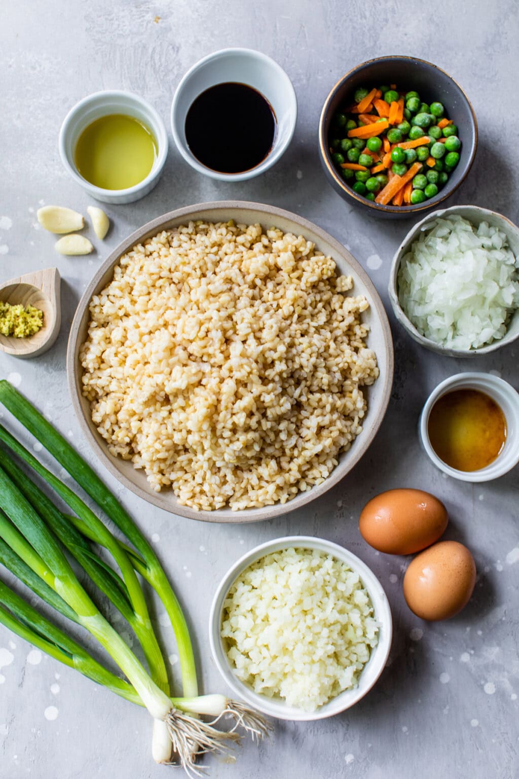 Fried Brown Rice - Skinnytaste