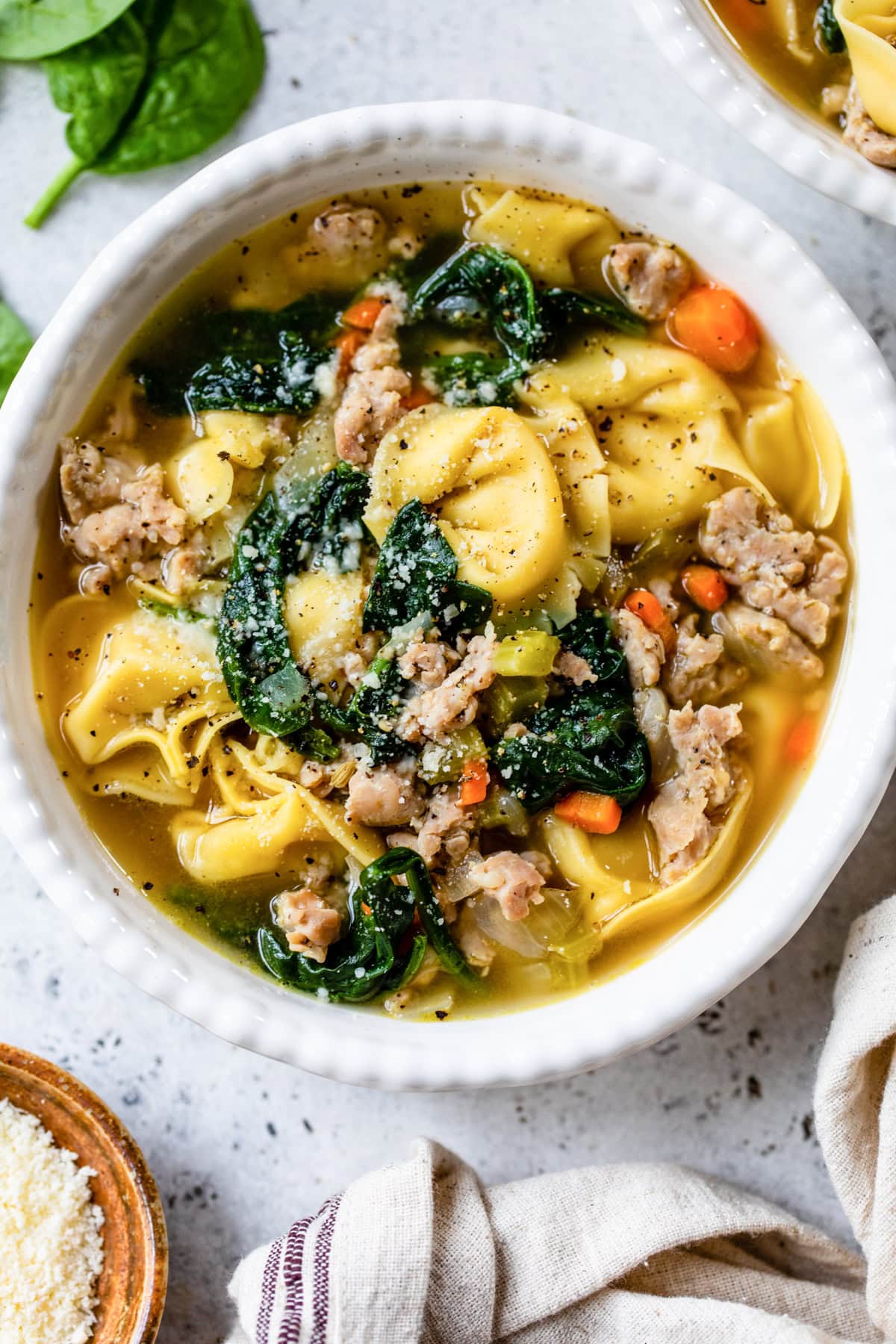 Sausage Tortellini Soup - Skinnytaste
