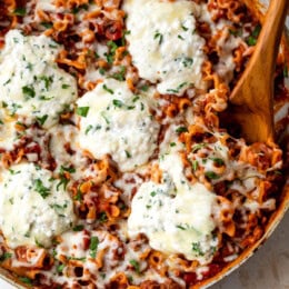 Skillet Beef Lasagna