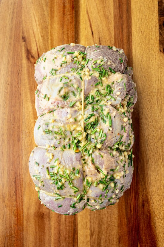 Tied Boneless Leg of Lamb