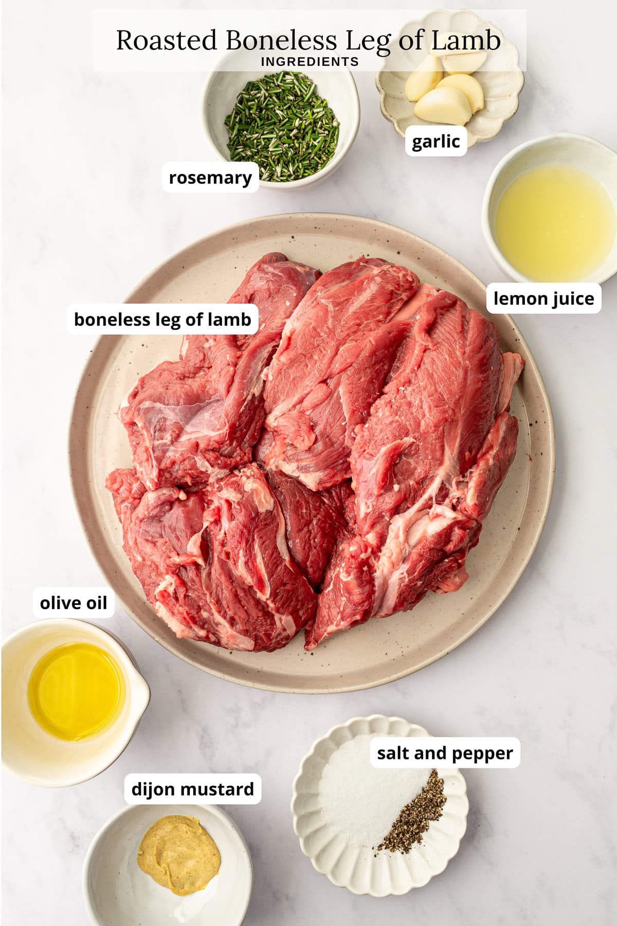 Boneless Leg of Lamb ingredients
