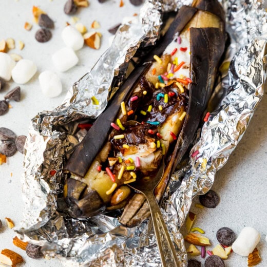 Grilled Bananas in Foil (Perfect for Camping) - Skinnytaste