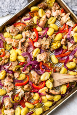 Sheet Pan Chicken Scarpariello (Easy One Pan Dinner) - Skinnytaste
