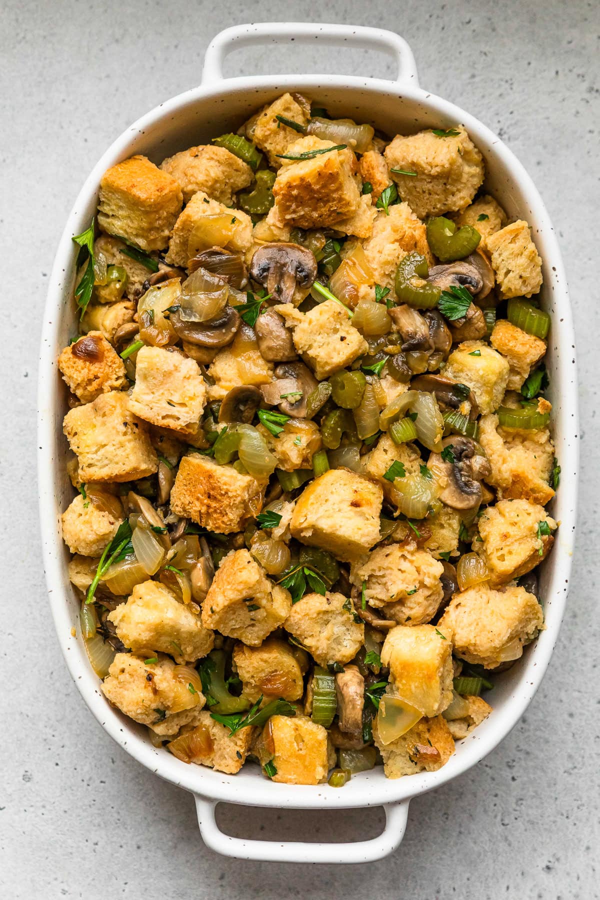 Sourdough Stuffing with Caramelized Onions and Mushrooms - Skinnytaste