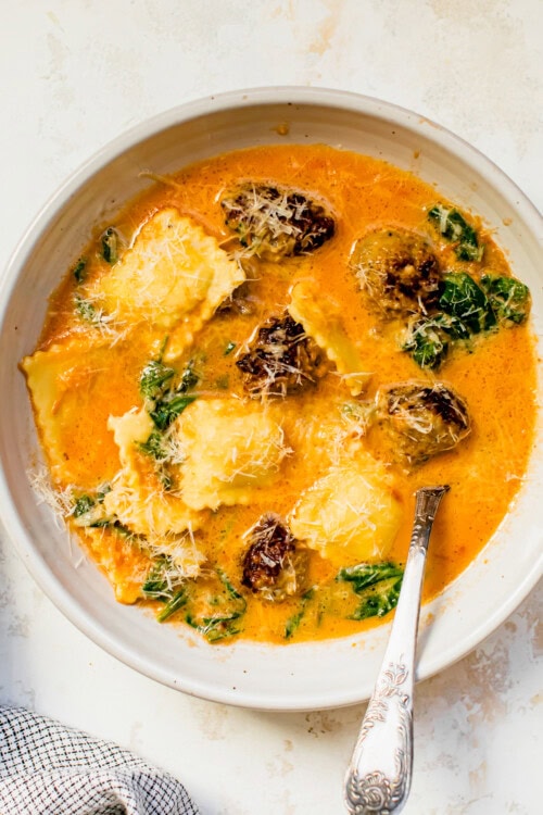 Ravioli Soup - Skinnytaste