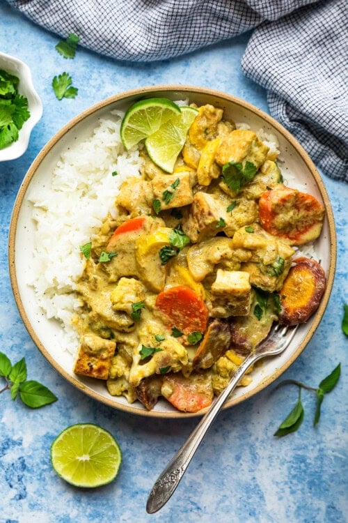 Tofu Green Curry with Vegetables - Skinnytaste