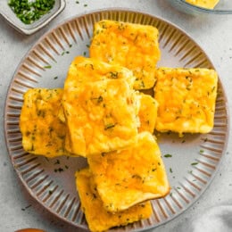 Potato Cheddar Chive Bake Starbucks Copycat (High Protein Egg Bites)