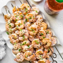 Bang Bang Shrimp Skewers