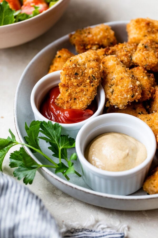 Crispy Homemade Baked Chicken Nuggets