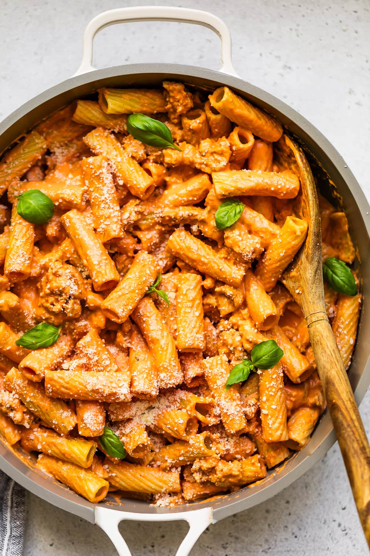 Creamy Cottage Cheese Pasta