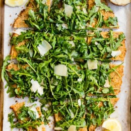 Giant Chicken Cutlet Milanese