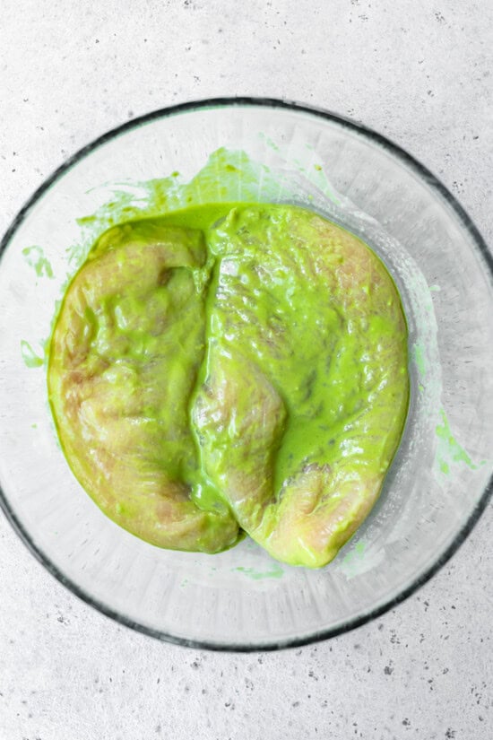 Cilantro Lime Dressing marinade for chicken