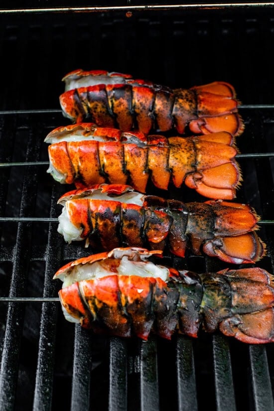 Grilled Lobster Tail Skewers