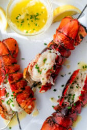 Grilled Lobster Skewers