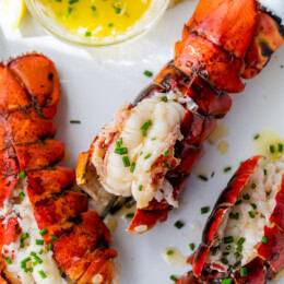 Grilled Lobster Skewers
