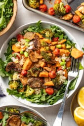 Vegan Quinoa Bowls with Roasted Vegetables