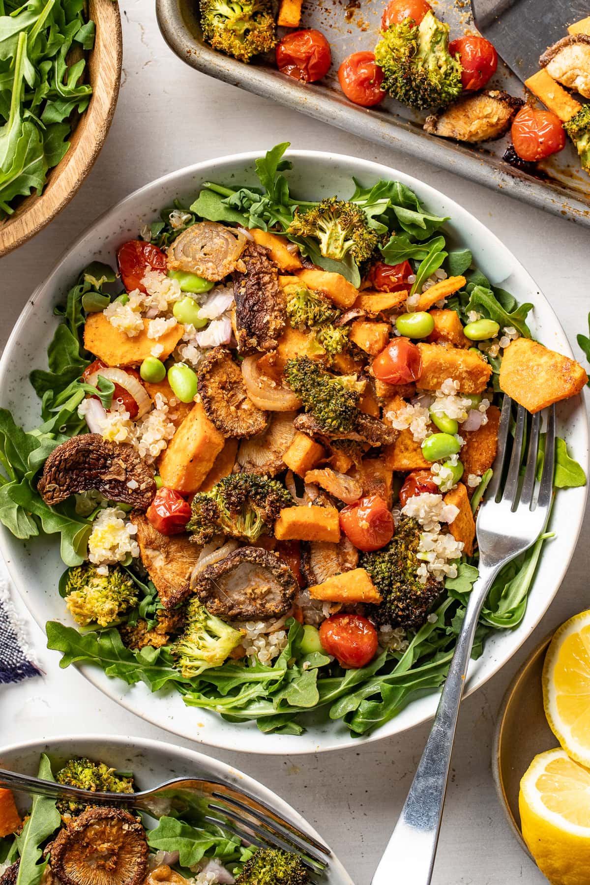 Vegan Quinoa Bowls with Roasted Vegetables