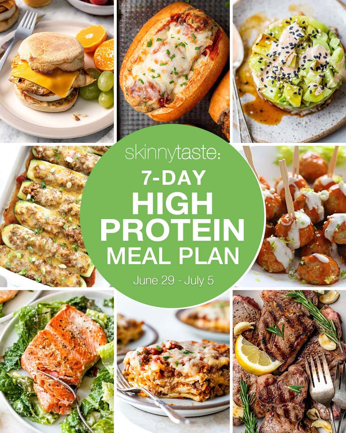 7 Day High Protein Diet Meal Plan