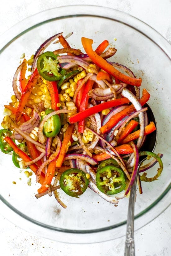 Mixed veggies in a bowl