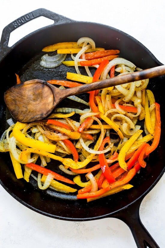 onion and pepper